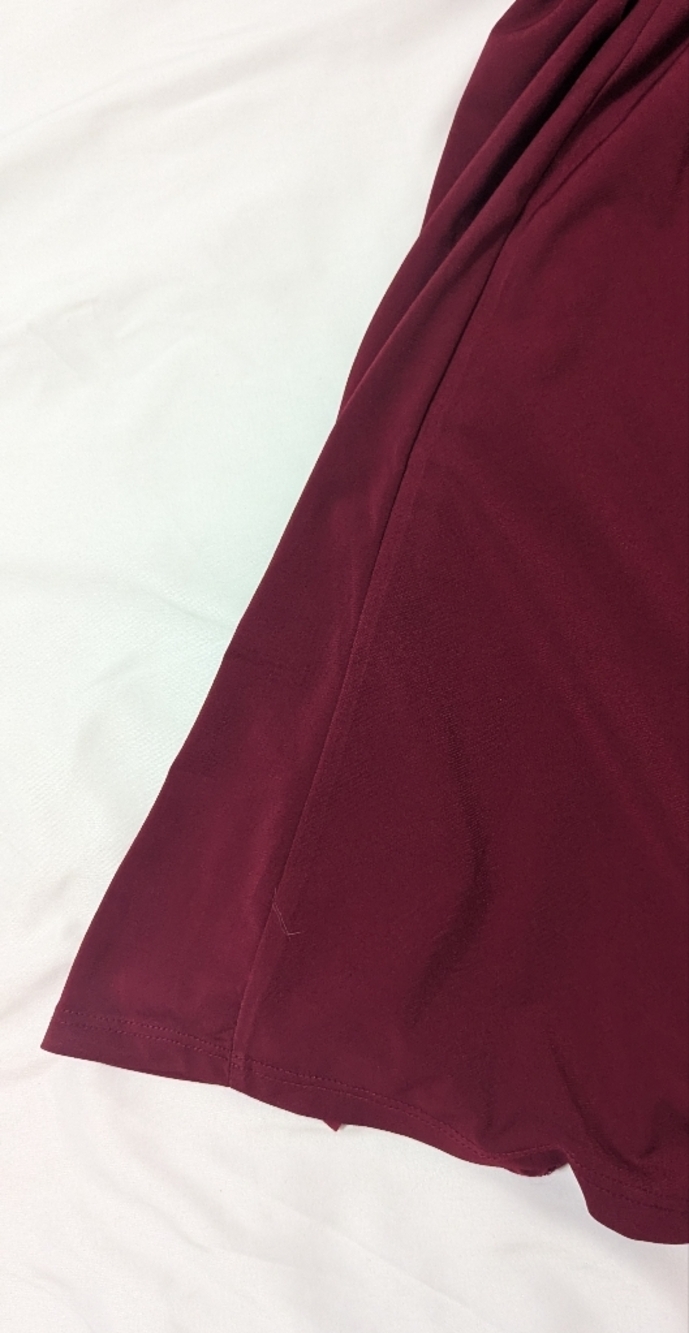 NWT Express Sleeveless Cutout Mini Dress, Color Wine Size S/P - Picture 7 of 15